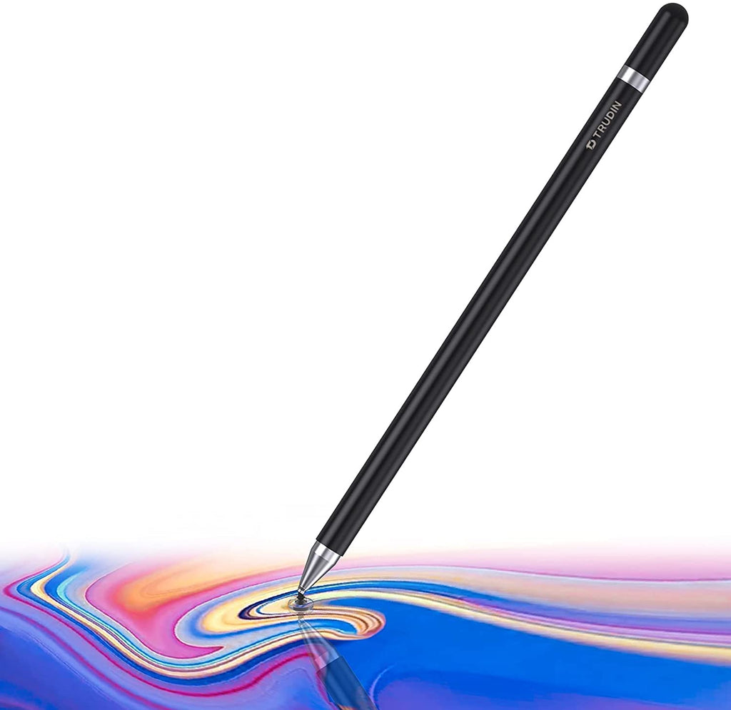 [Australia - AusPower] - 【High Sensitivity & Fine Point】Stylus Pen for iPad【Drawing & Writing Friendly】【Universal Capacitive】for iPhone/iPad/Android and Other Touch Screens Black 