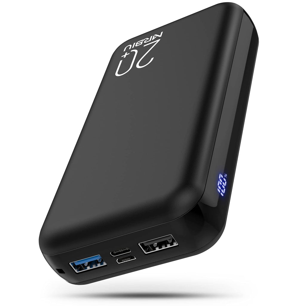 [Australia - AusPower] - MRBIU Portable Charger Power Bank, High-Capacity 26800mAh Dual Outputs Phone Charger, LCD Display 5V 2A Battery Pack Compatible with iPhone, Android,Heated Vest,Heated Jacket etc 