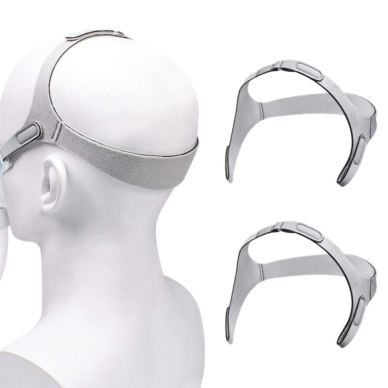 [Australia - AusPower] - 2 Packs Replacement Headgear for Nuance Pro - Headgear Straps (2Packs) with Stronger Touch-Fasten-ers and Elasticity, CPAP Strap for Nuance Pro, Snugly Fit & Reducing Air Leaks, Medihealer Supplies. 