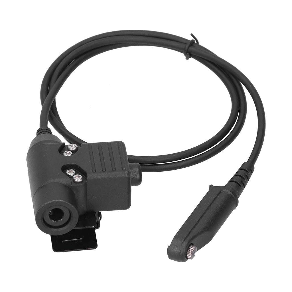 [Australia - AusPower] - PUSOKEI 3.3ft U94 PTT Cable Plug Headset Waterproof Earpiece Adapter for UV‑9R/UV‑9RPLUS/UV‑XS Two Way Radio Walkie Talkie 
