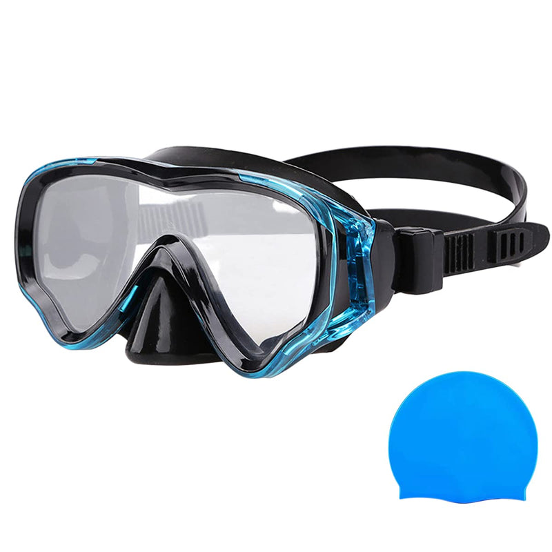 [Australia - AusPower] - Berallo Kids Snorkel Gear Diving Mask Anti-Fog and Anti-Leak Swimming Goggles Snorkeling Glasses Waterproof Durable Tempered Glass Mask for Children 5 - 12 Age 