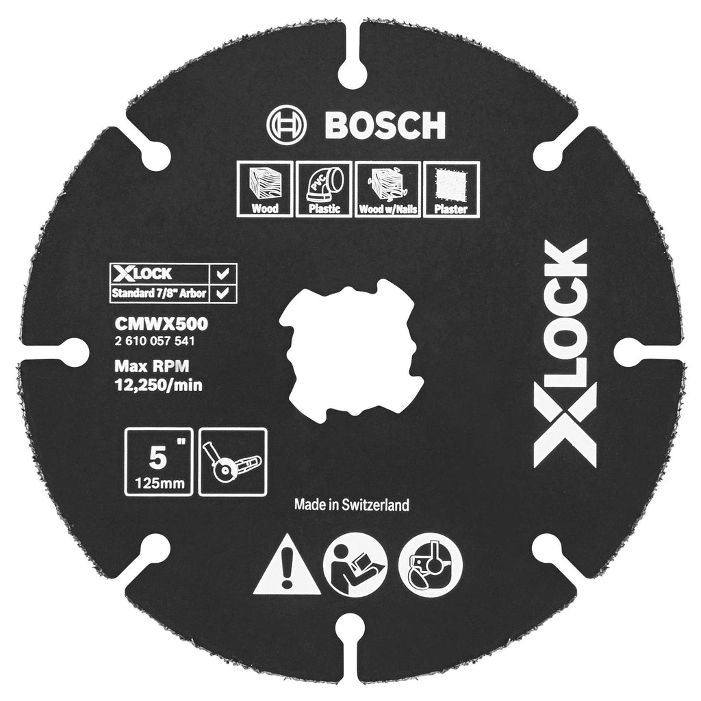 [Australia - AusPower] - BOSCH CMWX500 5 In. X-LOCK Carbide Multi-Wheel 