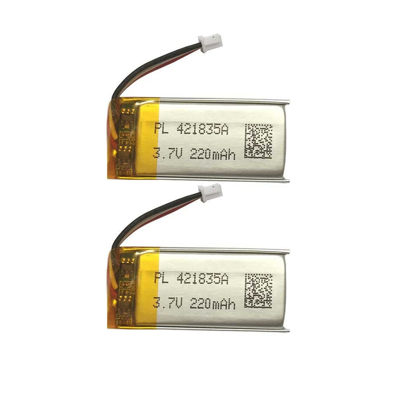 [Australia - AusPower] - 220mAh Replacement Battery for Sennheiser DW Office Pro1- DW Series, SD Office SD Pro1- SD Series Wireless Headsets - 2 Pack 