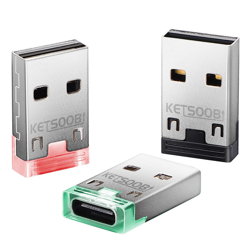 [Australia - AusPower] - USB C Female to USB Male Adapter 3-Pack, KETSOOBI USB C to A Charger Cable Adapter Compatible with iPhone 12 11 Pro Max,iPad Air/Pro,Samsung Galaxy Note20 S20 S21 Plus and Charger or Power Bank 