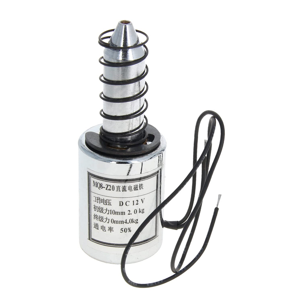 [Australia - AusPower] - Heyiarbeit DC12V 2Kg Pull Type Solenoid Electromagnet,36x 36x 50mm, Linear Motion, Tubular 1Pcs 