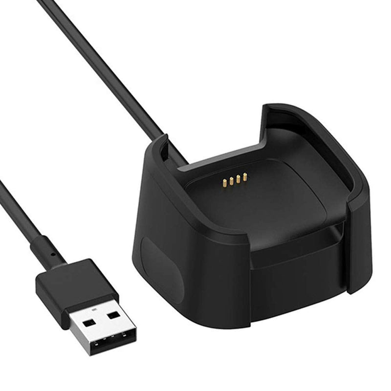 [Australia - AusPower] - EXMRAT Compatible with Fitbit Versa 2 Charger, Replacement USB Charging Dock Stand Cable for Versa 2 Smart Watch (ONLY for Versa 2) 