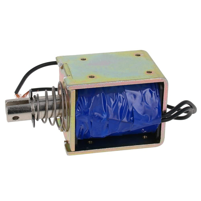 [Australia - AusPower] - Heyiarbeit DC 12V 60N Pull Type Solenoid Electromagnet 0.36A 4.32W 10mm Stroke Open Frame Solenoid, Linear Motion, JF-1050-12V 