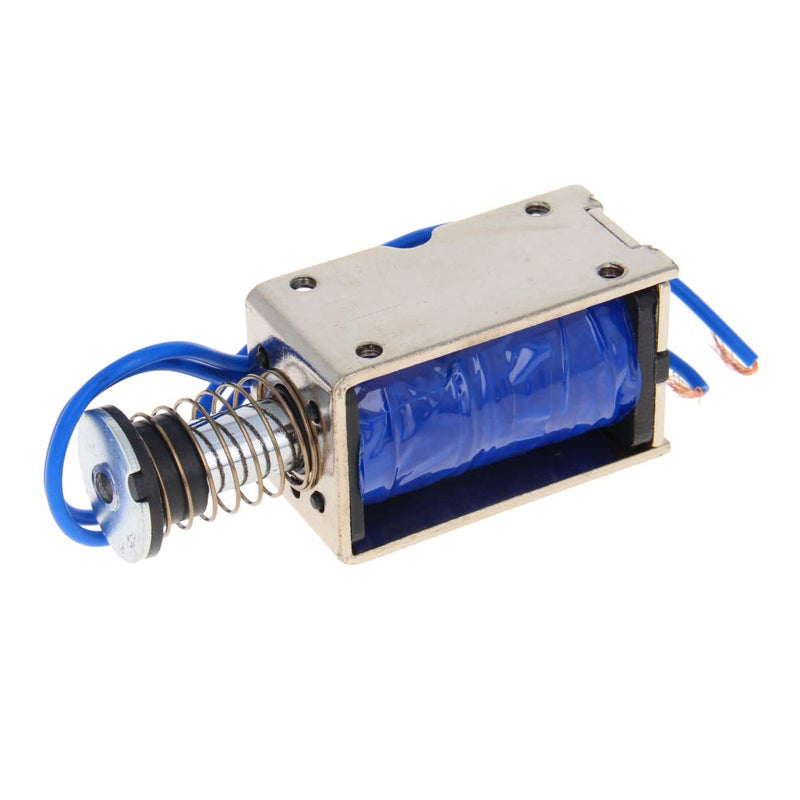 [Australia - AusPower] - Heyiarbeit DC 24V 45N Push Pull Type Solenoid Electromagnet 0.4A 9.6W 10mm Stroke Open Frame Solenoid, Linear Motion, JF-Z05-24V 