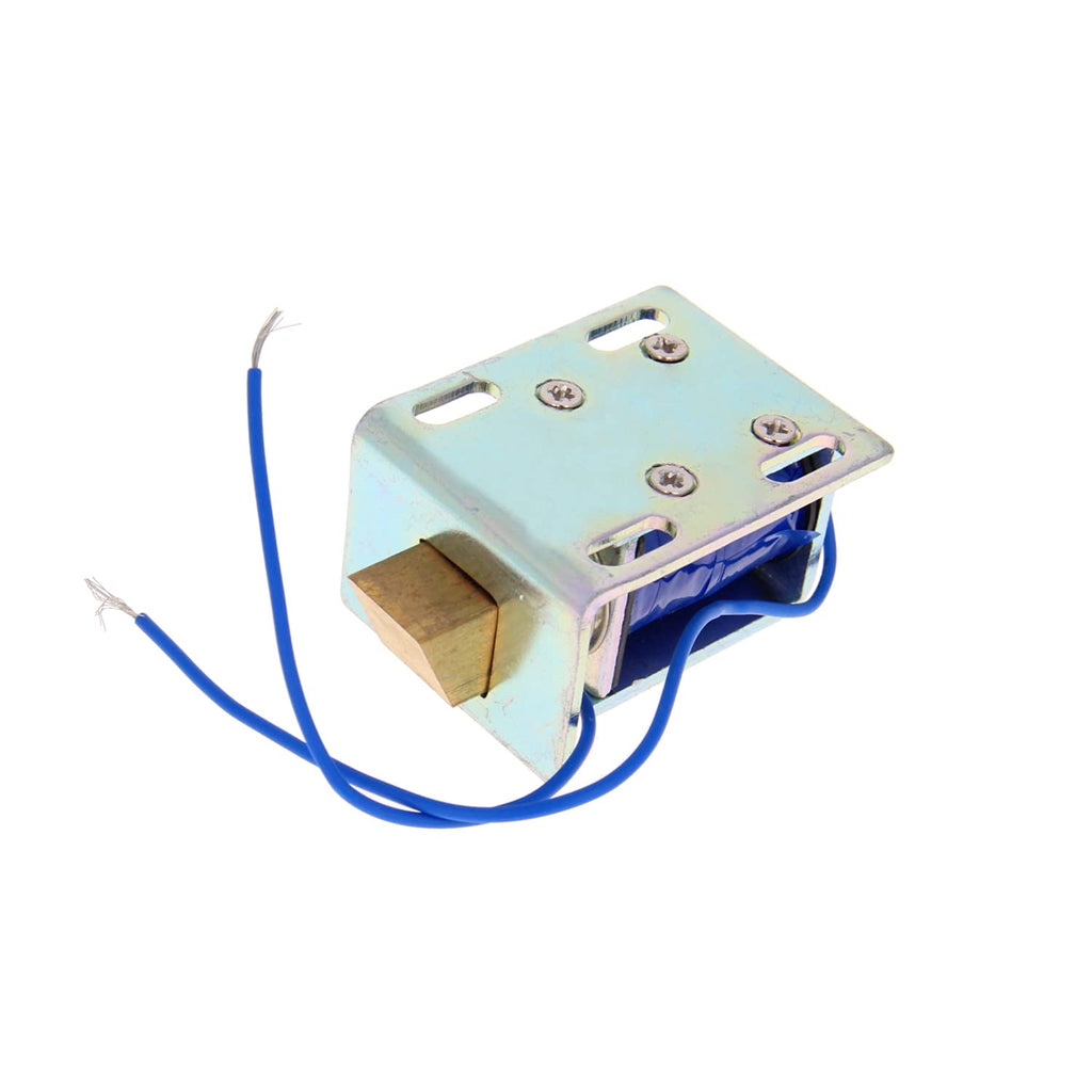 [Australia - AusPower] - Heyiarbeit DC 24V 25N Push Pull Type Solenoid Electromagnet 1A 24W 10mm Stroke Open Frame Solenoid, Linear Motion, JF-S1040DL-24V 