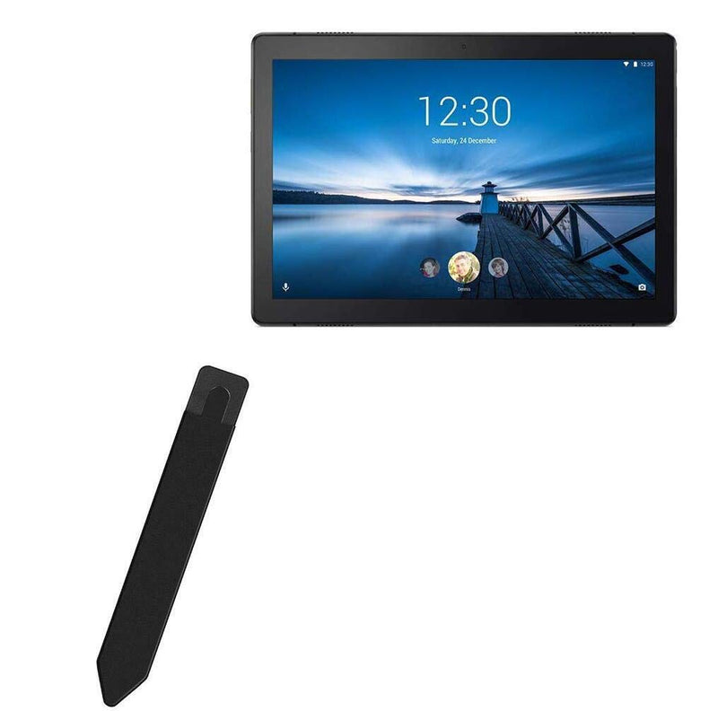 [Australia - AusPower] - BoxWave Stylus Pouch Compatible with Lenovo Tab M10 (Stylus Pouch by BoxWave) - Stylus PortaPouch, Stylus Holder Carrier Portable Self-Adhesive for Lenovo Tab M10 - Jet Black 