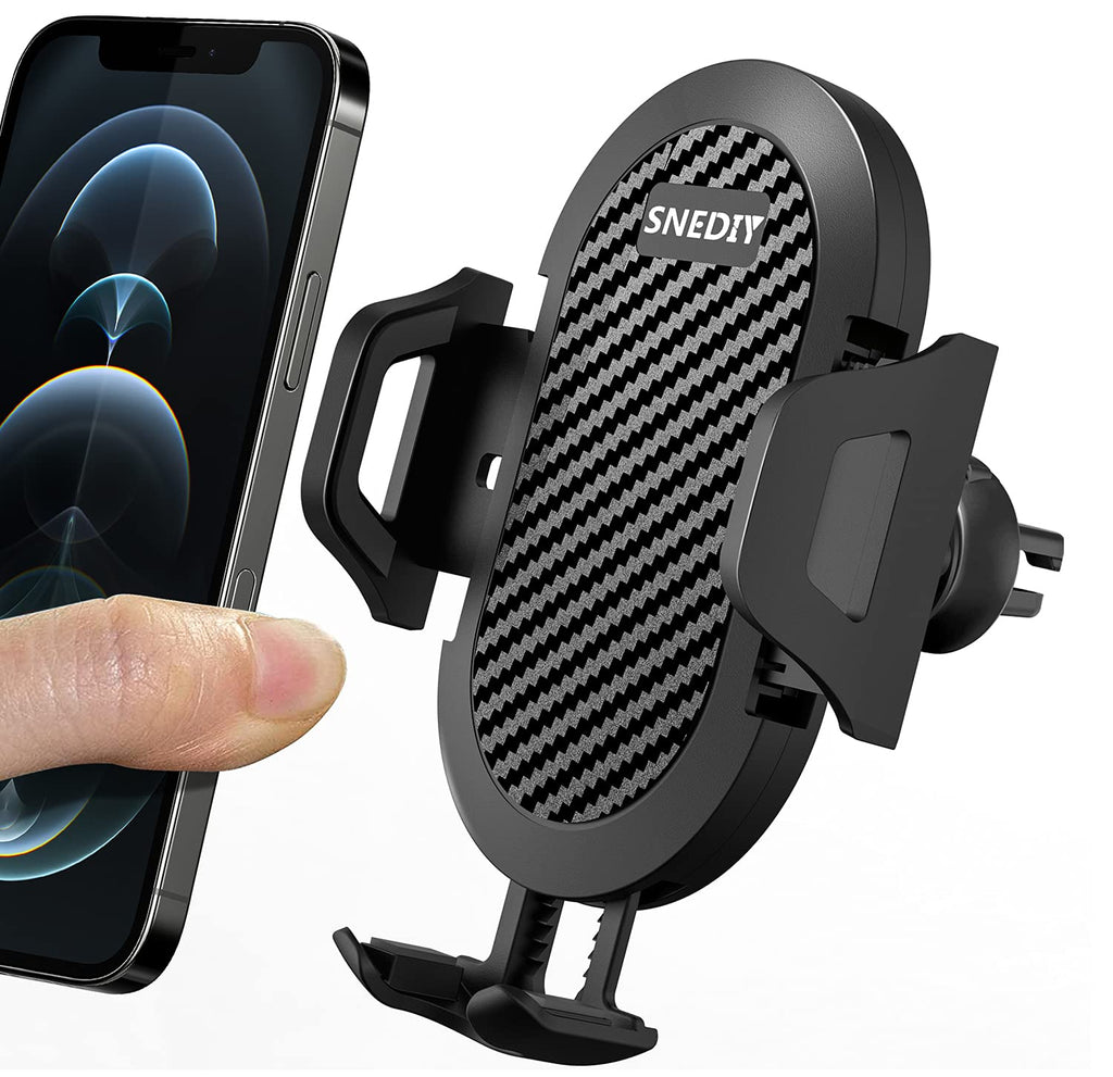 [Australia - AusPower] - Car Phone Holder Mount, Hands Free Universal Cell Phone Holder for Car, Air Vent Phone Car Holder Compatible with iPhone 12/12 Pro/12 Pro Max/11, Galaxy S20 Samsung Etc. 