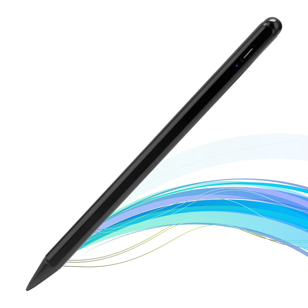 [Australia - AusPower] - 2021 Pencil for Apple iPad 10.2" 8th Generation Pen,Active Touch Pen with 1.5mm High Sensitive Fine Tip Stylus Compatible with Apple iPad 10.2" 8th Generation,Black 