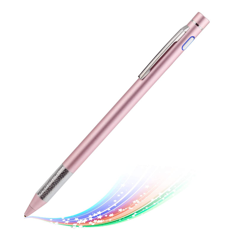 [Australia - AusPower] - Stylus Pen for HP Envy X360 Touchscreen Laptop Pencil,Rsepvwy Active Stylus Digital Pencil with 1.5mm Ultra Fine Tip Stylus for HP Envy X360 Pen,Pink 