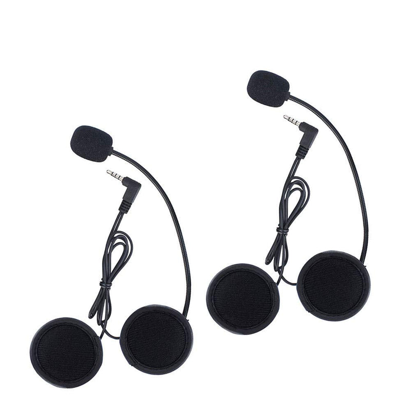 [Australia - AusPower] - Microphone Headset Earphone Accessory for V6 V4 Helmet Intercom Motorcycle Bluetooth Interphone Motorbike Headset 