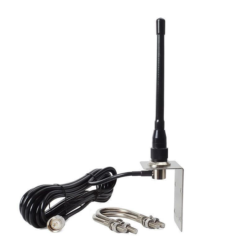 [Australia - AusPower] - HYS VHF Marine Antenna Low-Profile 156-163Mhz Antennas W/16.4ft(5m) RG58 Low Loss Premium Coaxial Cable with PL259 