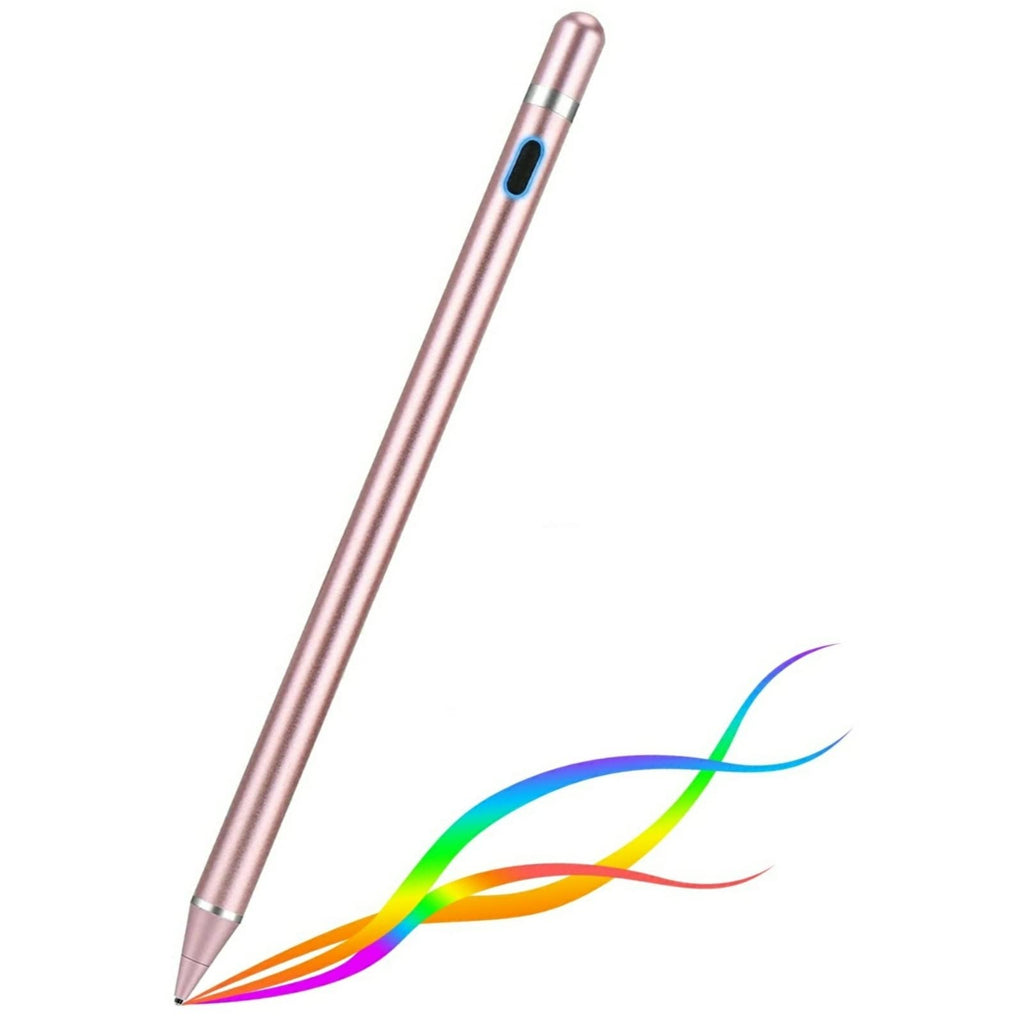[Australia - AusPower] - Stylus Pens for Touch Screens,Active Stylus Compatible with Apple,Magnetism Cover Cap, Universal for iPhone/iPad Pro/Mini/Air/Android and Other Touch Screens (Pink) Pink 