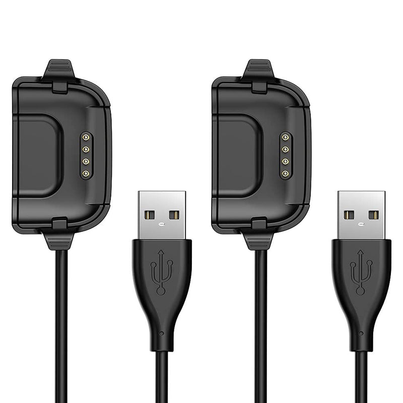 [Australia - AusPower] - TUSITA [2-Pack] Charger Compatible with YAMAY SW020 Willful ID205 - USB Charging Cable 3.3ft 100cm - Smartwatch Accessories 