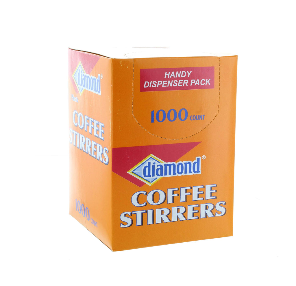 [Australia - AusPower] - 1000 Coffee Drink Stirrer Straw Stix Beverage Cocktail Plastic Dispenser Pack 