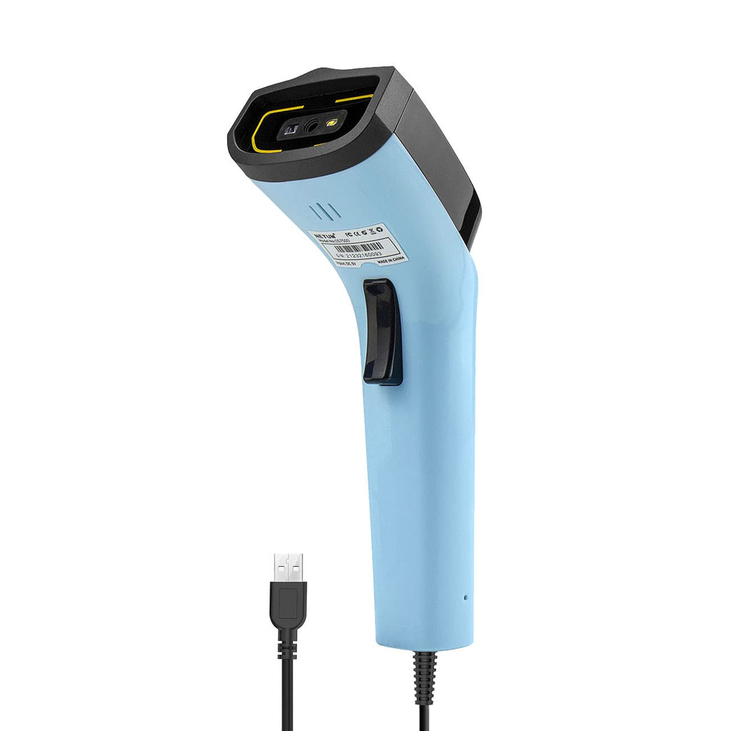[Australia - AusPower] - NETUM Wired 2D QR Barcode Scanner Handheld Automatic Bar Code Reader/Imager (QR, PDF417, GS1 Data Matrix) with USB Cable DS7100 
