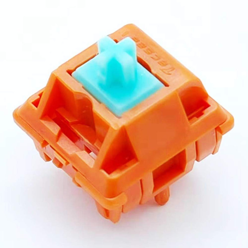 [Australia - AusPower] - TECSEE Purple Panda PME Material Linear Keyboard Switches | Cherry-Style | Mechanical Gaming Keyboards | Long Stem | Plate Mounted | SMD 5 Pin RGB Switches for Backlit Keyboard (Carrot 90) Carrot 90 