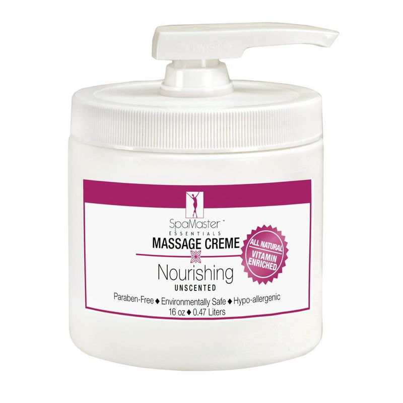 [Australia - AusPower] - Master Massage Spamaster Unscented 16 Oz Massage Cream, 1count (11131W) 