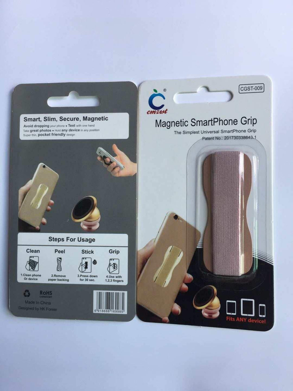 [Australia - AusPower] - Magnetic Smartphone Grips (Silver) Silver 