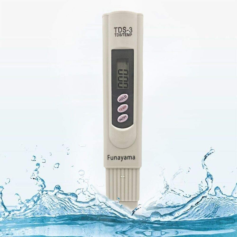 [Australia - AusPower] - TDS Meter Digital Water Tester, Upgraded Water Tester Meter, 3 in 1 TDS, 0-9999 ppm Meter and Temperature Meter, tds Tester for Drinking Water, Swinging Pool, Aquariums and More 