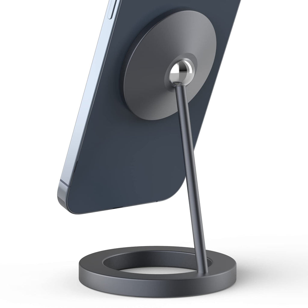 [Australia - AusPower] - Magnetic Adjustable iPhone 12/13 Stand Holder,MOTEM iPhone 12/13 Pro Max Stand Holder for Desk (Dark Grey) Dark Grey 
