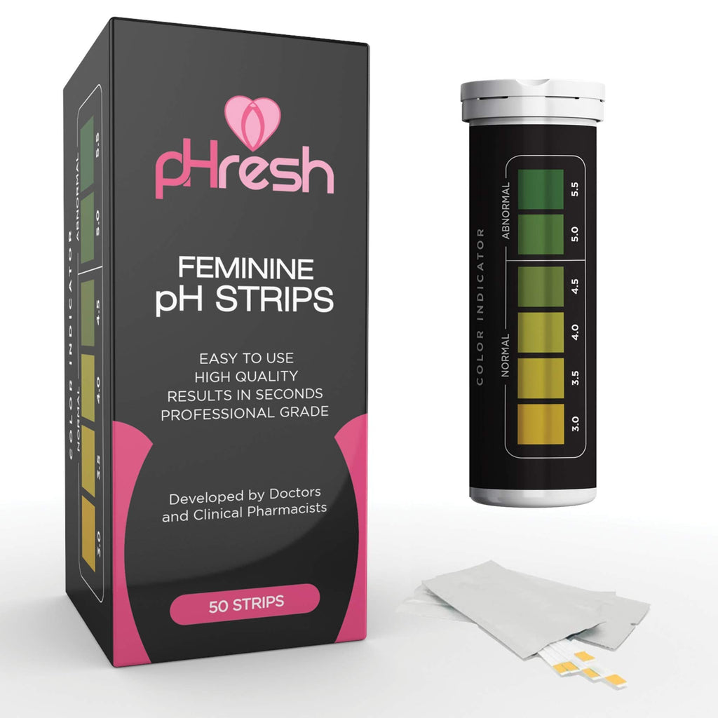 [Australia - AusPower] - pHresh Vaginal pH Test Strips for Women - Measures Acidity, Alkalinity and pH Balance for Women - pH Strips for Bacterial Vaginosis Treatment & Vaginal Health Monitoring - Quick & Accurate Results 