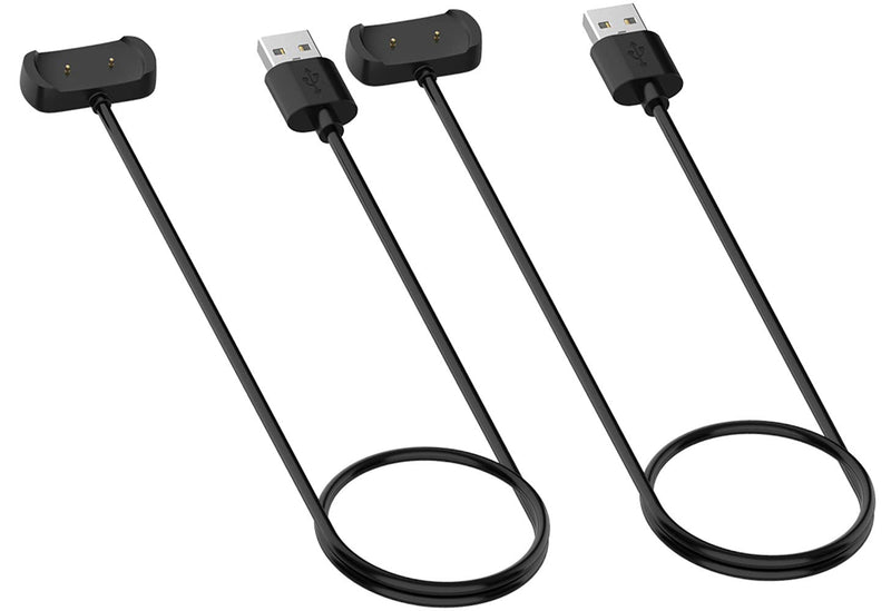 [Australia - AusPower] - TenCloud 2-Pack Chargers Compatible with Amazfit GTS 2 Mini/GTS 2/Bip U/Bip U Pro Watch Charger USB Charging Cable Cord 3.3ft Charger for Amazfit GTS 2 Mini Smartwatch 