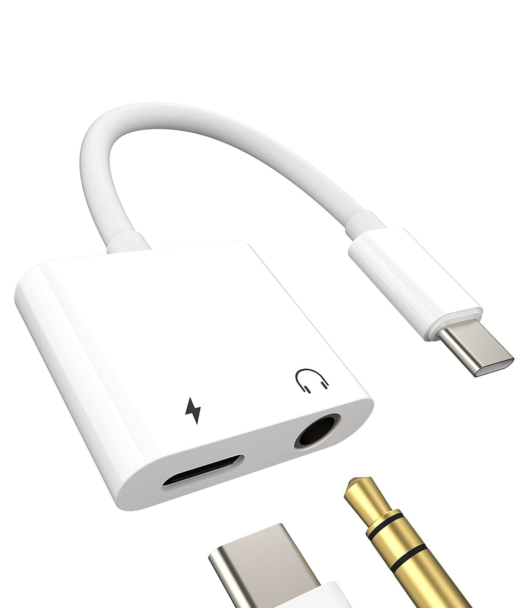 [Australia - AusPower] - USB C to 3.5mm Headphone and Charger Adapter Type C Android Jack AUX dongle Audio Splitter for Google Pixel,Samsung galaxy S21 S20 S10 S9 Ultra Note,for iPad air4 Pro LG Fast power Charging Cable Cord 