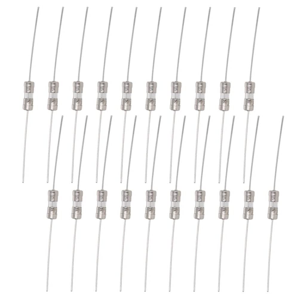 [Australia - AusPower] - Heyiarbeit Glass Tube Fuses Axial with Lead Wire Fast-Blow 3.6x10mm 15A 250V for Replacing or Repairing Many Home Electronics 20Pcs 15A 20Pcs 