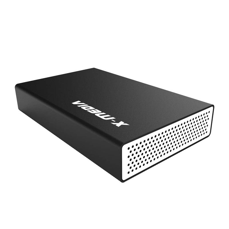 [Australia - AusPower] - X-MEDIA XM-EN3200 3.5-Inch USB 2.0 SATA Aluminum Hard Disk Drive HDD External Enclosure Case, Support 2.5/3.5-Inch SATA/SSD Hard Disk Drive 