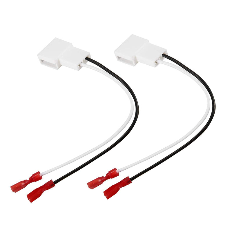 [Australia - AusPower] - 72-8104 Speaker Harness Adapter for Toyota Speaker Wire Harness Adapter Plug Compatible with Toyota Tacoma Tundra Camry Corolla 4 Runner Scion Pontiac Speaker Wiring Harness Adapter 2 Pack 