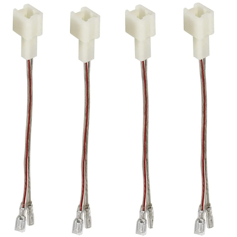 [Australia - AusPower] - 4 Pack Speaker Wire Harness Adapter Replacement for Nissan Speaker Harness 2004-2021, Infiniti Speaker Harness 2006-2018 Car Speaker Connector Harness Adapter 