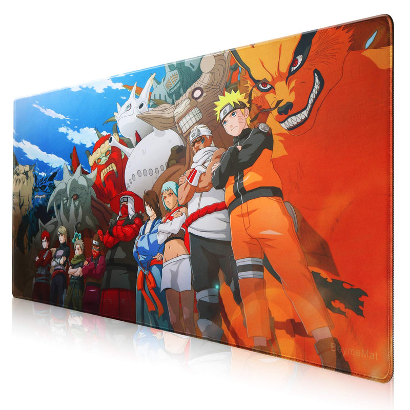 [Australia - AusPower] - Gaming Mouse Pad, Anime Extra Large Mouse Pad - Computer Keyboard Extended Mouse Mat Personalized Design Mousepad Stitched Edges for Game Players 35.4x15.7 inch (9040 guaiwuA25) 9040 guaiwuA25 