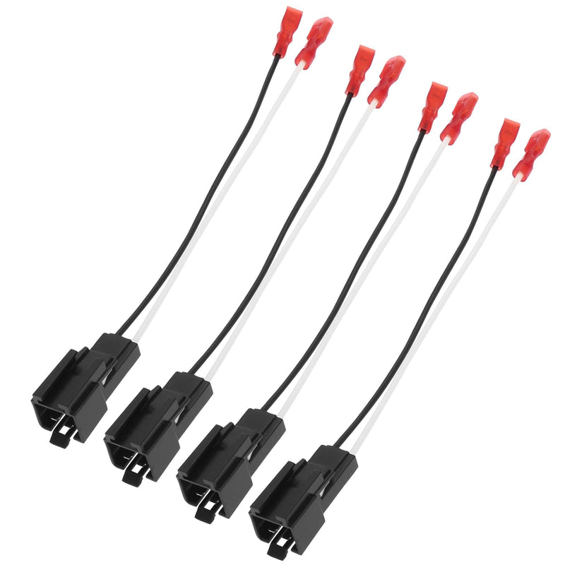 [Australia - AusPower] - X AUTOHAUX 4pcs 72-6512 Car Speaker Connector Harness Adapter for Chrysler 300 2007-2016 for Chrysler Sebring 1995-2006 