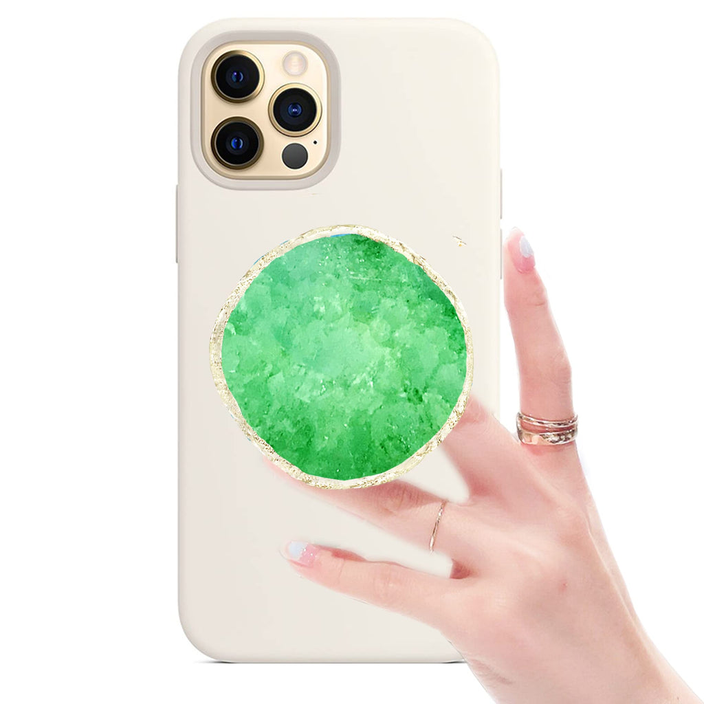 [Australia - AusPower] - Loveso Crystal Phone Grip Holder for Phone - Crystal Phone Grip Holder for Smart Phones and Tablets - Ideal Gift for Womens, Girls (Green) Green 