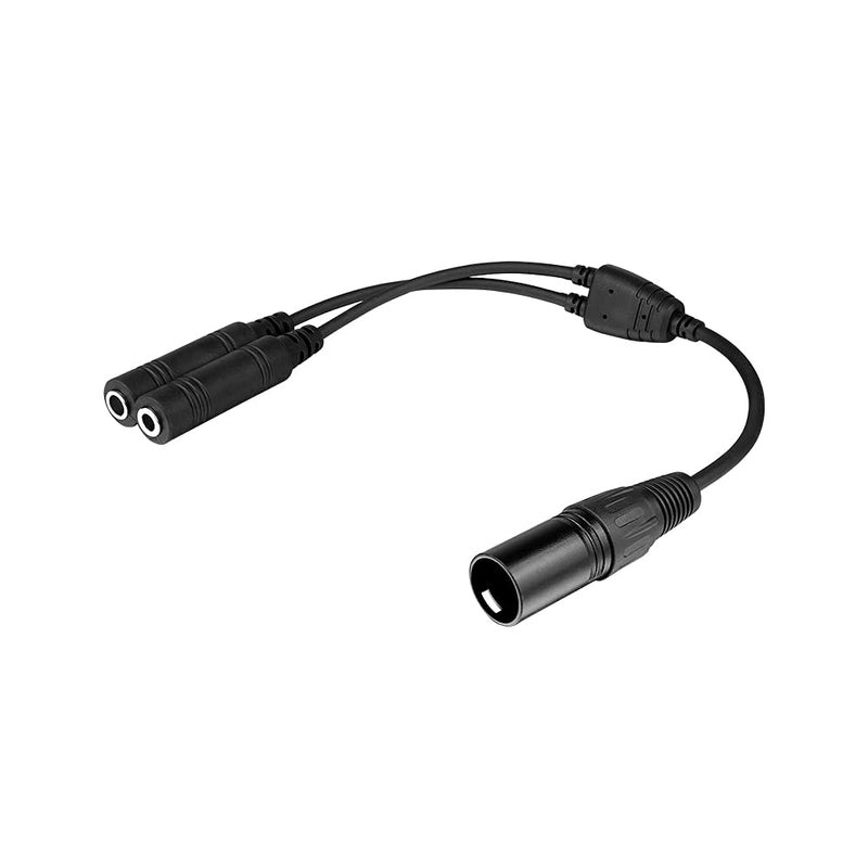 [Australia - AusPower] - Aviation Headset GA Dual Plugs to Airbus 5 Pin XLR Headset Adapter 