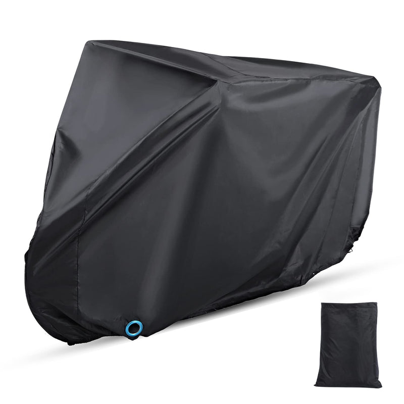 [Australia - AusPower] - Bike Cover, Waterproof Outdoor Bicycle Cover with Lock Hole for Mountain Road Bikes XL-Black 