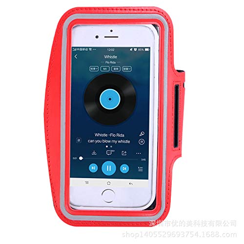 [Australia - AusPower] - Universal Mobile Phone arm Bag Waterproof arm Bag Mobile Phone case Running Special arm Bag red 