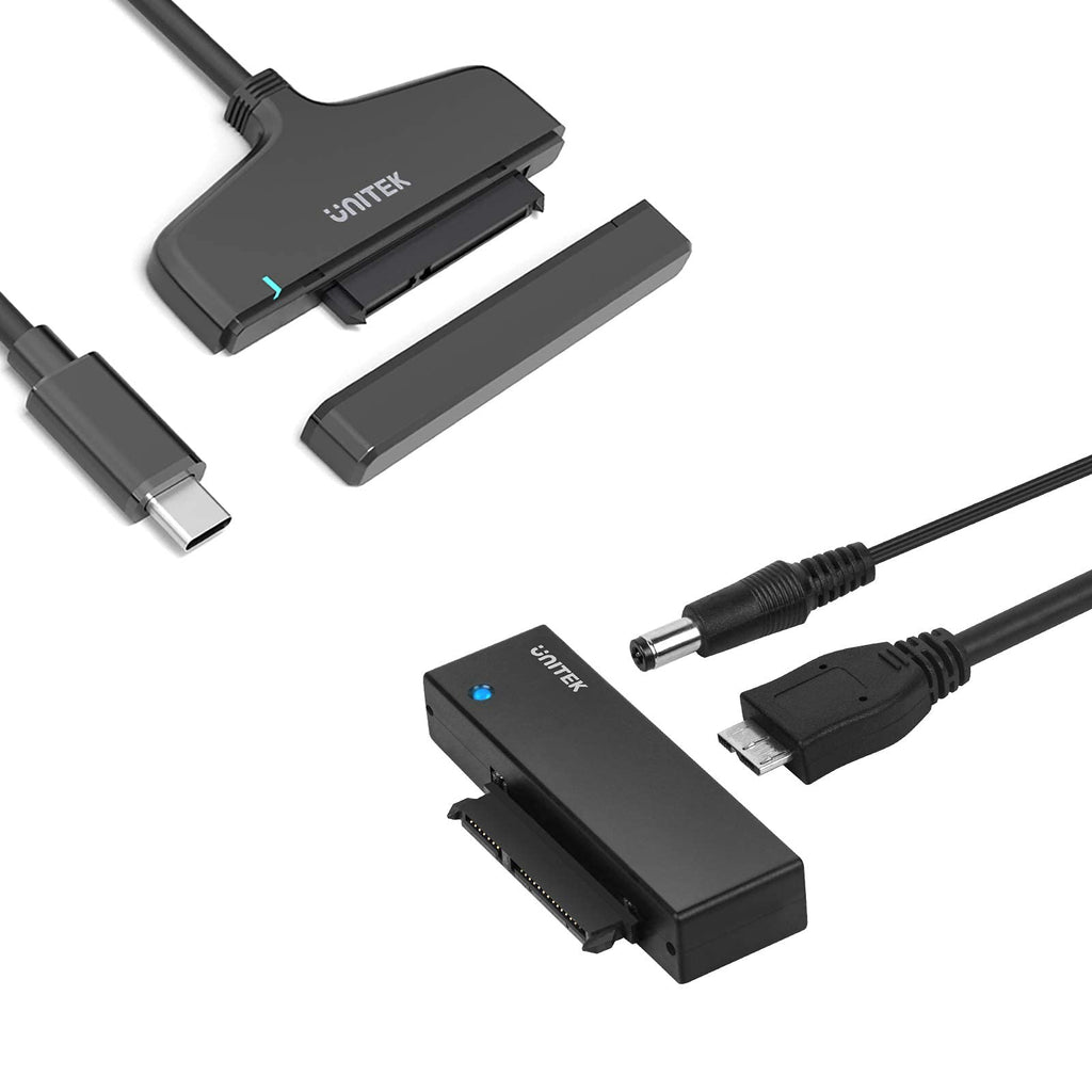 [Australia - AusPower] - [Bundle] Unitek USB 3.0 to SATA Adapter and USB C SATA Hard Drive Adapter 