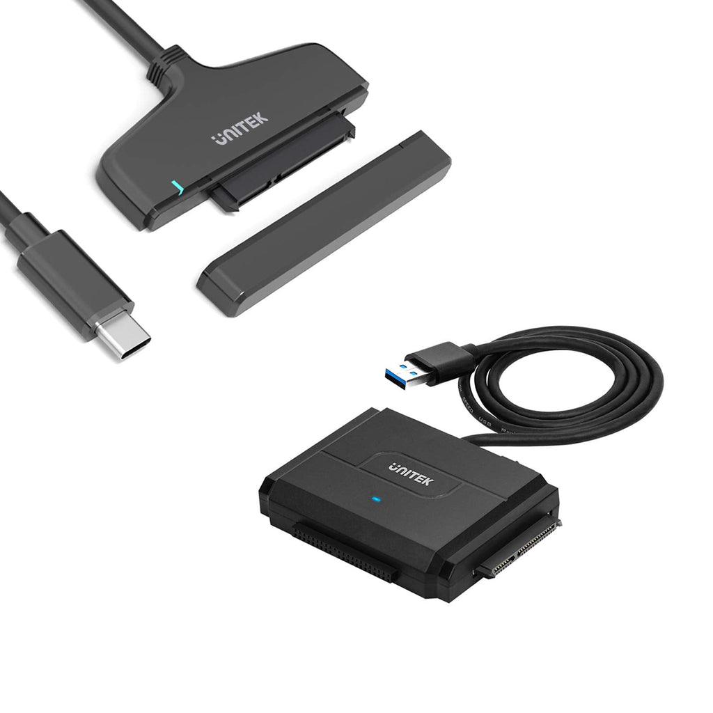 [Australia - AusPower] - [Bundle] Unitek SATA/IDE to USB 3.0 Adapter and USB C Hard Drive Adapter 