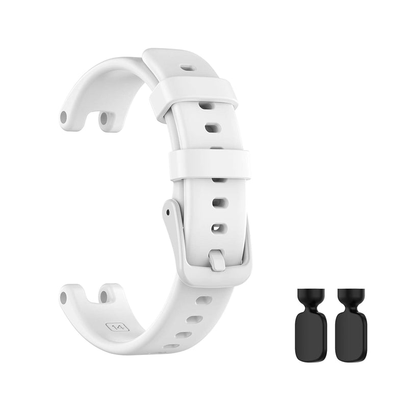 [Australia - AusPower] - LDFAS Compatible for Garmin Lily Band, Silicone Replacement Accessory Women Watch Strap Compatible for Garmin Lily Smartwatch, White 