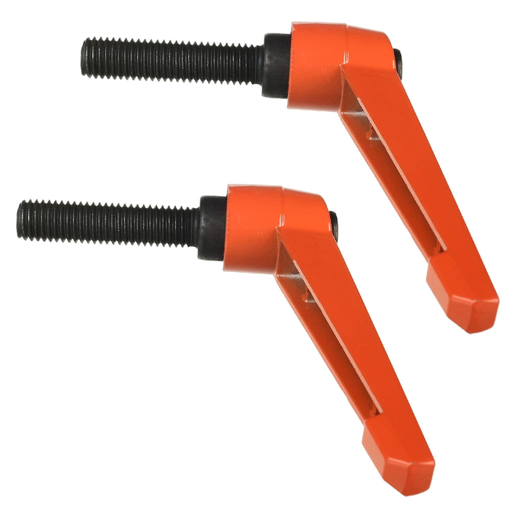 [Australia - AusPower] - Aicosineg M12 x 50mm Handle Adjustable Clamping Lever Thread Push Button Ratchet Male Threaded Stud 2pcs M12x50 2pcs 