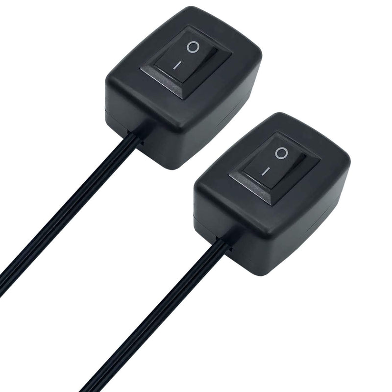 [Australia - AusPower] - DXX 2pcs Car Rocker Switch ON/Off Double-Sided Adhesive Installation Surface Mount Button Switch Used for Automotive Lighting Power Switches LED Light Strip Fog Lamp Daytime Running Light 2pcs Rocker Switch 