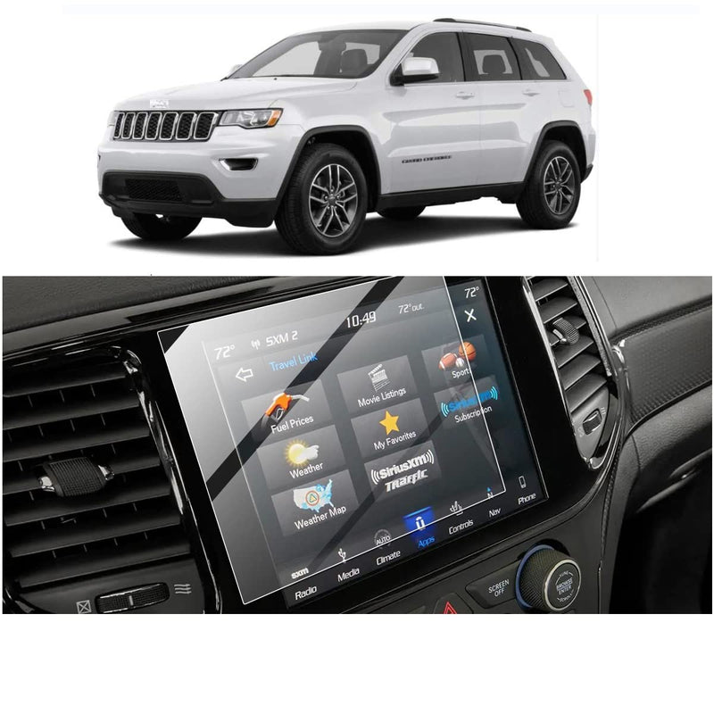 [Australia - AusPower] - BSTACLL Screen Protector Compatible with Jeep Grand Cherokee 2020 2021, [Navigation Touchscreen Protector] Tempered Glass Screen Protector Compatible With Grand Cherokee 8.4 Inch Touchscreen 