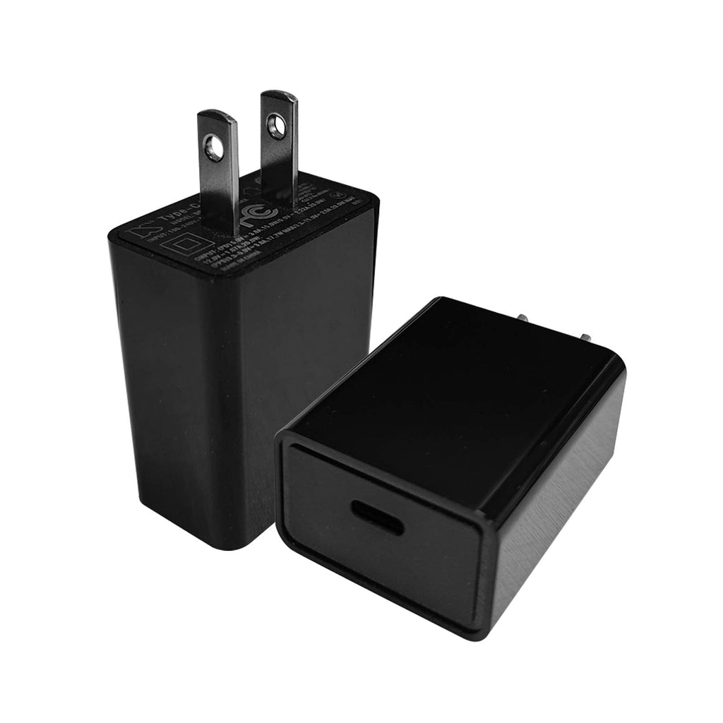 [Australia - AusPower] - USB C Charger Fast Charging Adapter, Fast Charger USB C Power Wall Adapter-Black Black 