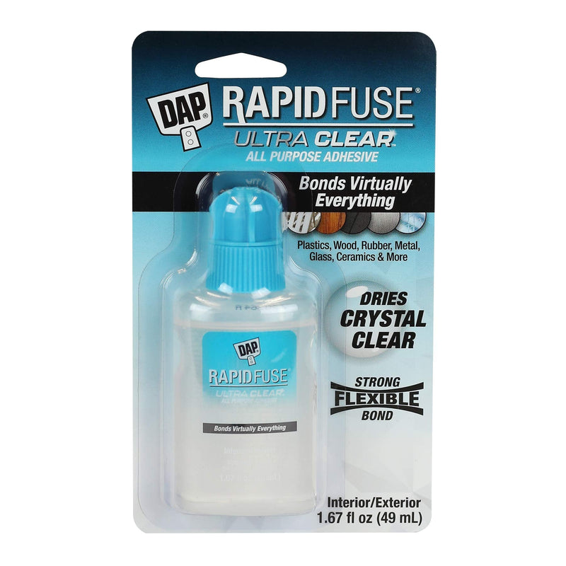 [Australia - AusPower] - DAP Products Rapidfuse Ultra Clear All Purpose Adhesive, 1.67 Oz (7079800180) 