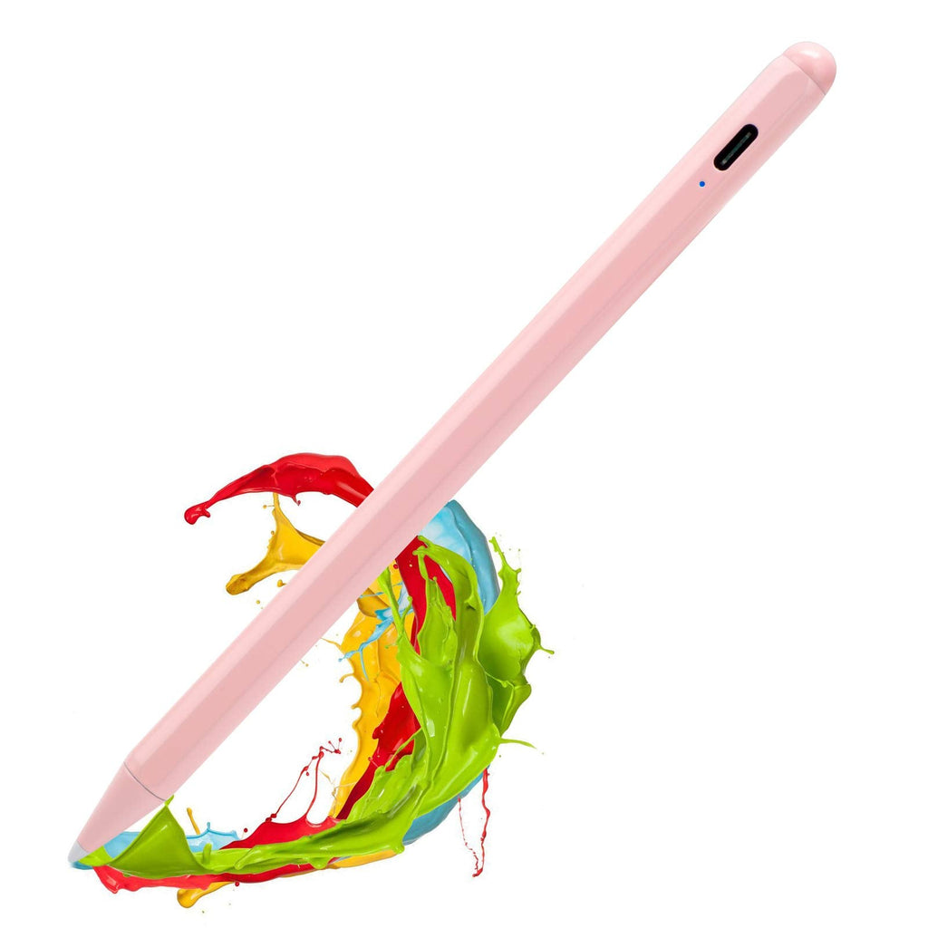 [Australia - AusPower] - 2020 iPad Air 4th Generation 10.9 Inch Stylus Pencil 2nd Generation,,Palm Rejection and Magnetic with 1.2 mm Replaceable POM Tip Active Stylus Pen for Apple iPad Air 4th Gen Pencil,Pink Pink 